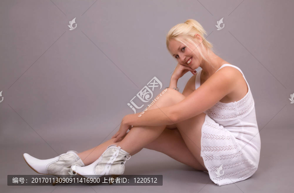 甜美的女孩