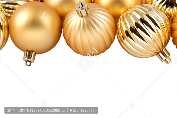 黃金圣誕飾品