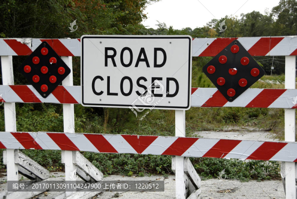 道路封閉路障