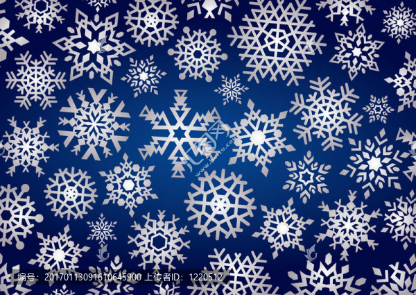 雪花背景（插圖）