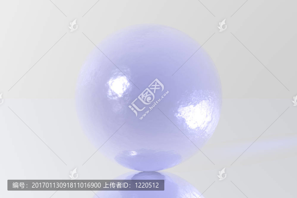 紫色的球