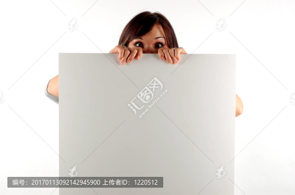 女子手持旗幟13
