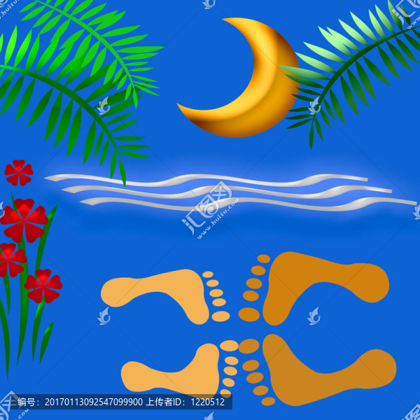 海灘的浪漫