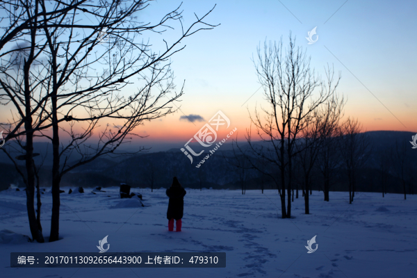 林海雪原,雪鄉(xiāng),日出,白雪,冬
