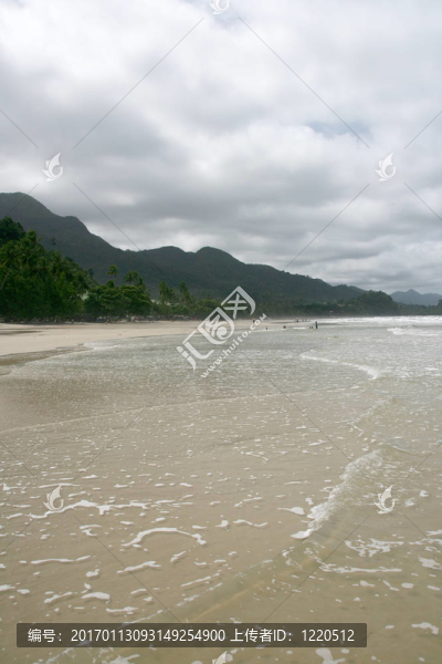 白沙海灘垂直
