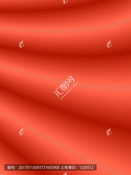 紅色的窗簾