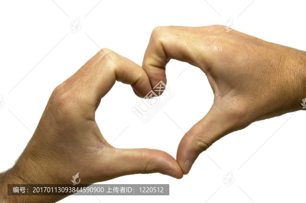 心形的手