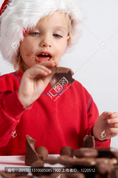 巧克力小Santa