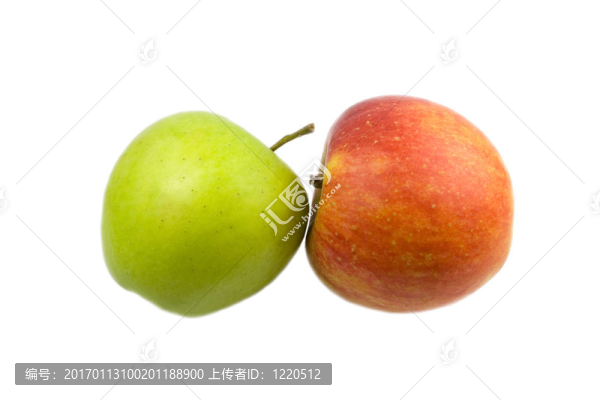 兩個(gè)蘋果分離