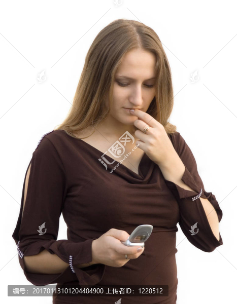 帶手機的女孩