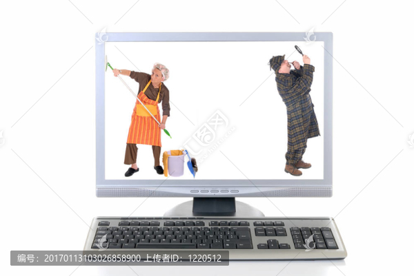 高科技的電腦