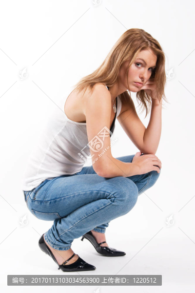 年輕漂亮的女孩肖像