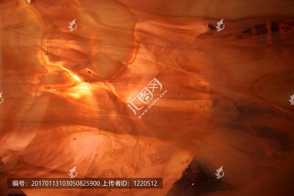 橙色玻璃的光芒