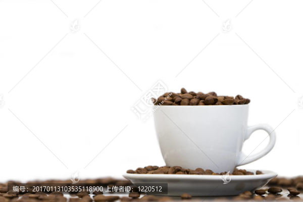 一杯咖啡豆