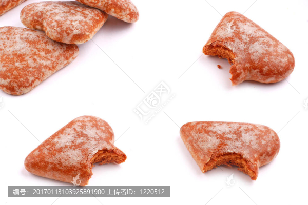 三被咬的心蛋糕