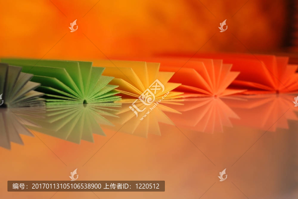 彩色紙快門樣品