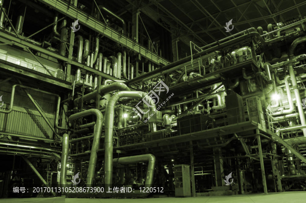 電站鍋爐；梯子和管道