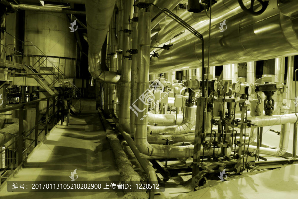 發(fā)電廠各種不同尺寸和形狀的管道