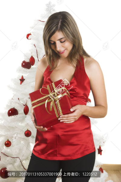 與女人快樂的圣誕禮物