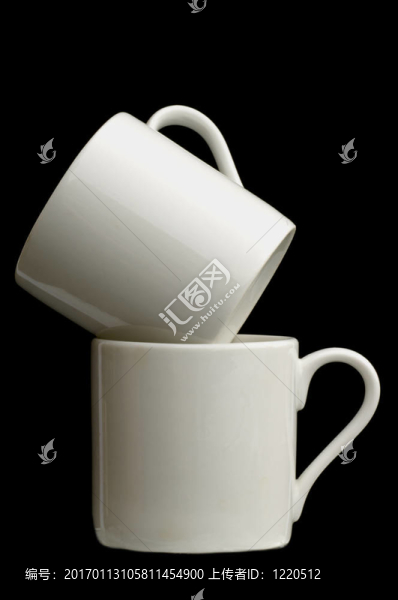 一對咖啡杯
