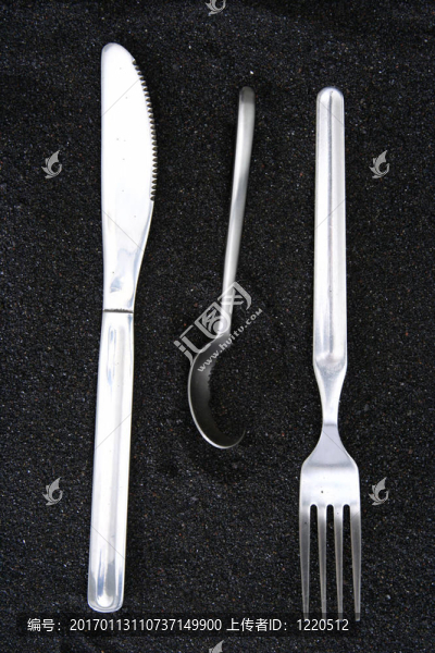 勺子；刀和Fork,iso