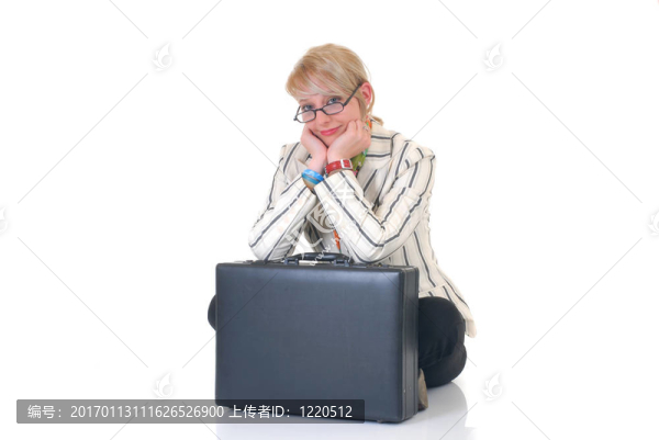 金發(fā)碧眼的女商人