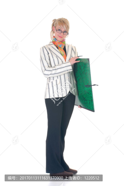 金發(fā)碧眼的女商人
