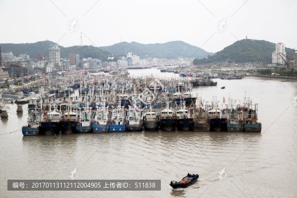 浙江舟山沈家門漁港