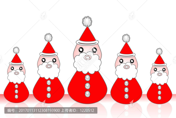 陽(yáng)光明媚的圣誕老人