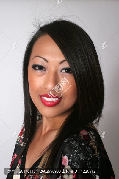 友好的亞洲女人