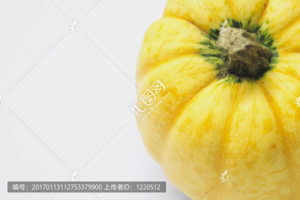 黃色的觀賞南瓜