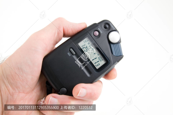 白色背景上的光計