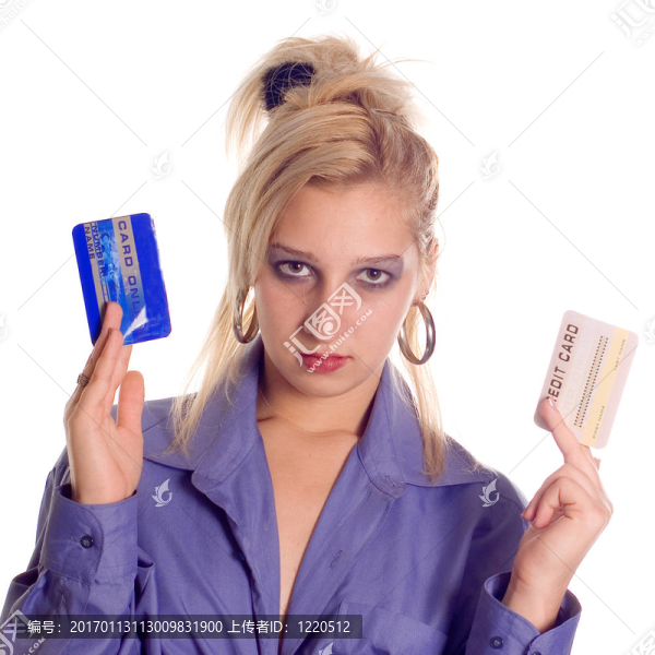 帶信用卡的女人