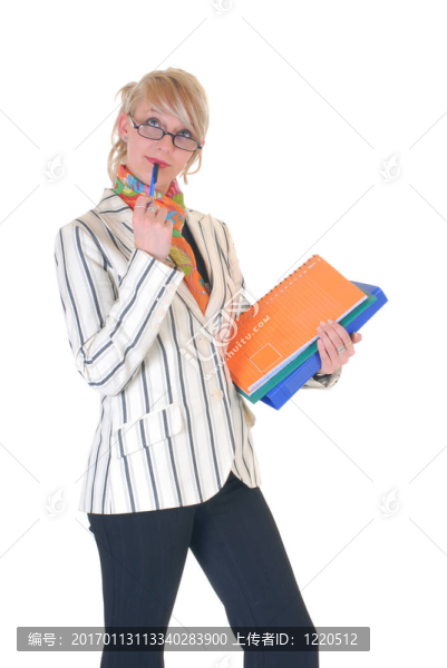 金發(fā)碧眼的女商人