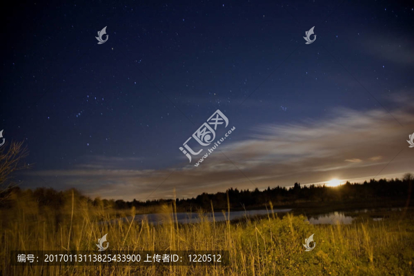 沼澤月亮星星