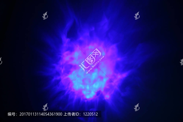 藍(lán)色星云的氣體云