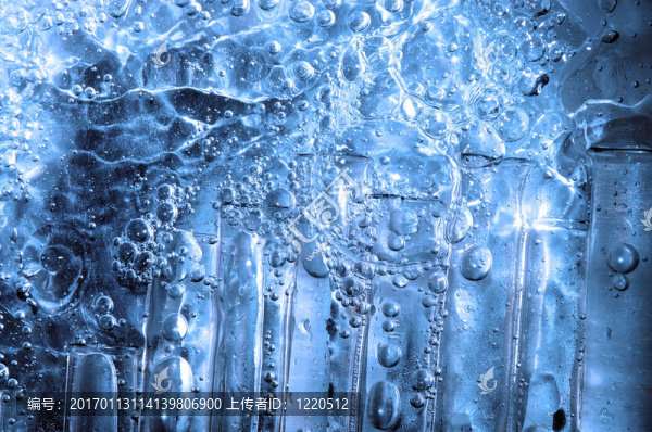 水滴和化學玻璃