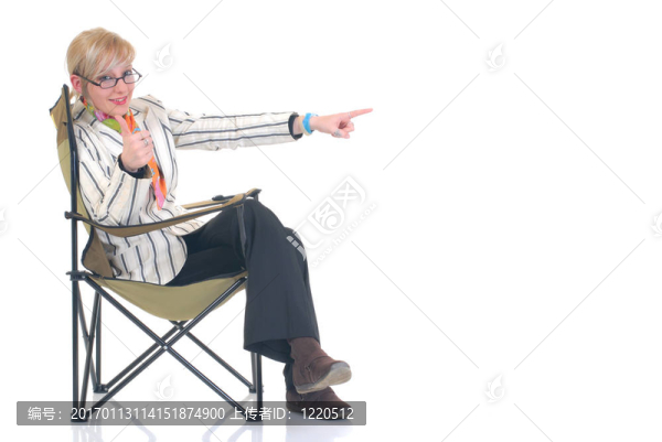 金發(fā)碧眼的女商人