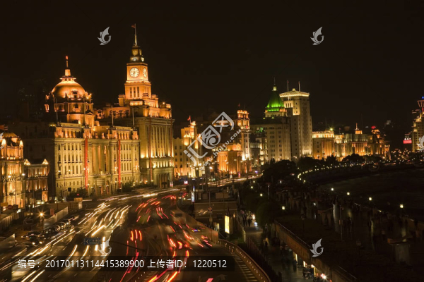 上海外灘的夜晚