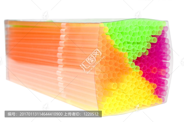 五顏六色的吸管
