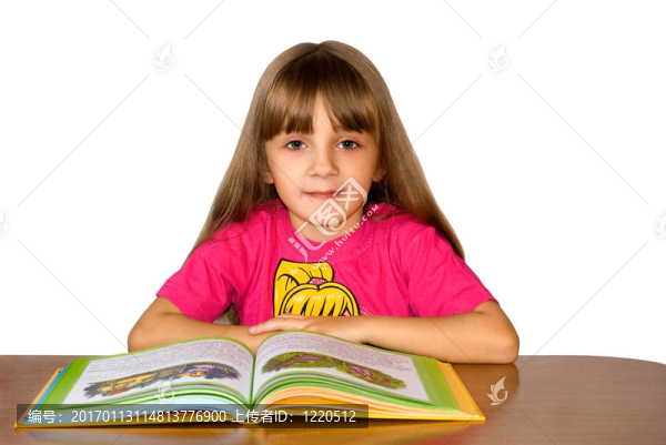 書中的女孩