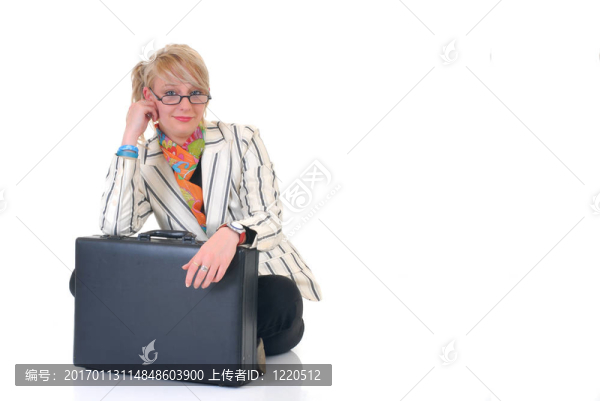 金發(fā)碧眼的女商人