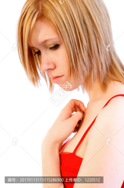 悲傷的女人