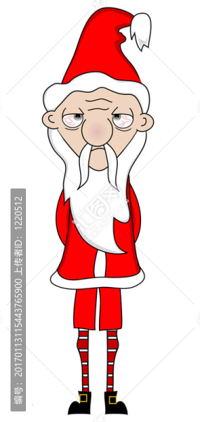 疲憊的Santa
