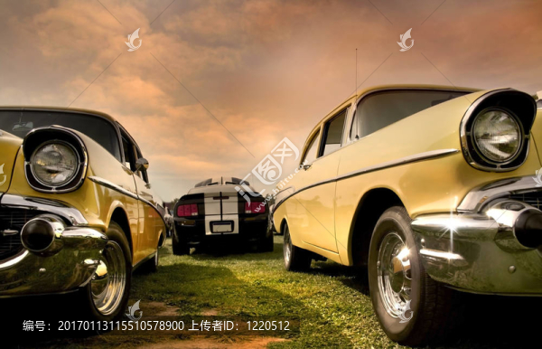 兩個(gè)肌肉車
