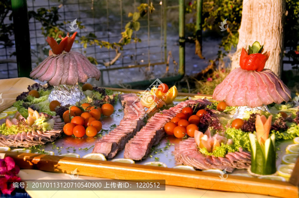 烤牛肉切片