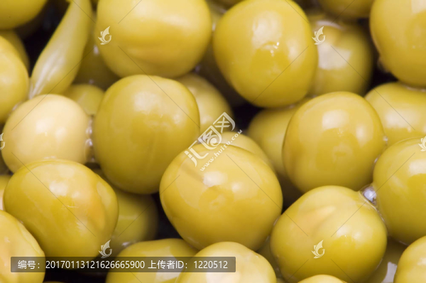 綠色的豌豆，宏