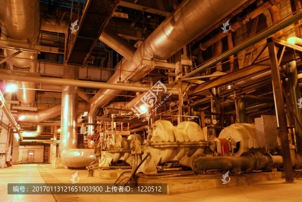 發(fā)電廠各種不同尺寸和形狀的管道