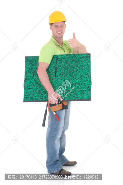 成功的建筑工人