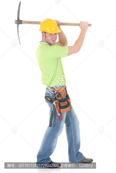 成功的建筑工人